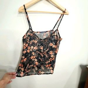 Brandy Melville floral top one size fits most